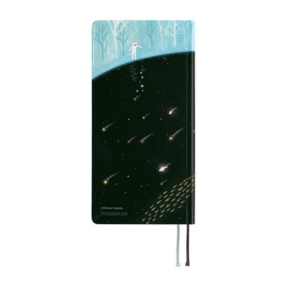 Hobonichi - Techo 2027 Weeks - Hiroko Kubota: Meteor Shower in the Light Blue Forest