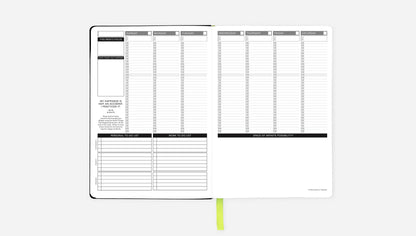 Passion Planner - Undated Weekly Planner - Elite Black