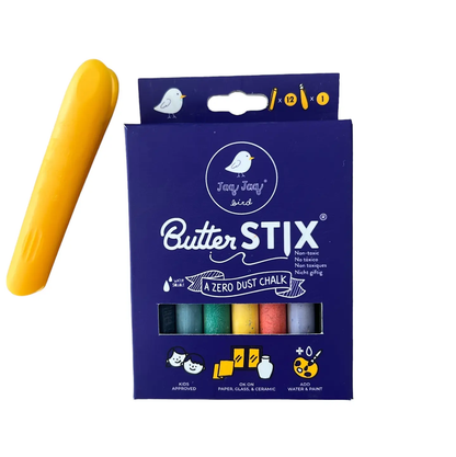 Jaq Jaq Bird - Butterstix Dustless Chalk Colors with Holder - Muted Pastels