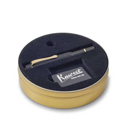 Kaweco Piston Sport AL Black/Gold Starter Set