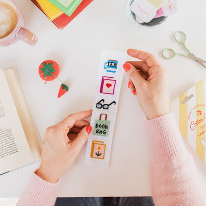 Cotton Clara Cross Stitch Bookmark