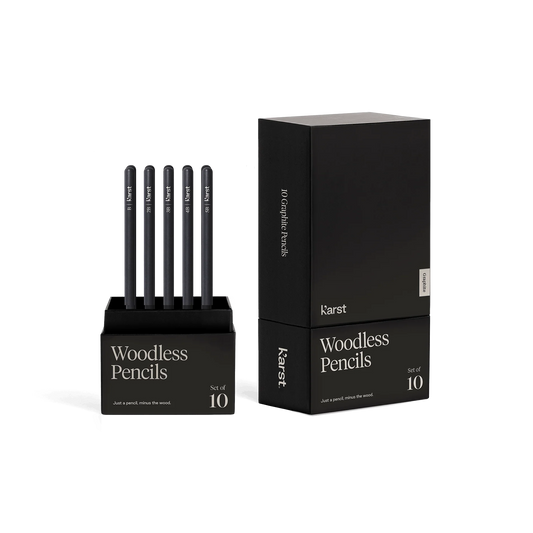 Karst Woodless Graphite Pencils - Set of 10
