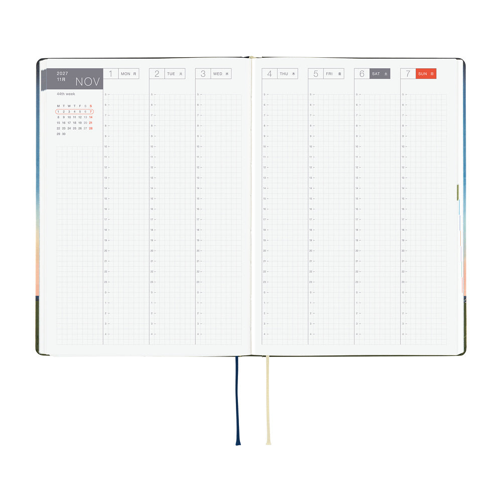 Hobonichi - Techo HON 2027 - A5 Hiroko Kubota: String Telephone Until the Moon is Full