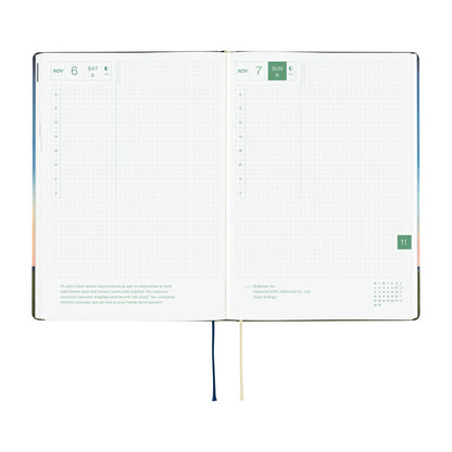 Hobonichi - Techo HON 2027 - A5 Hiroko Kubota: String Telephone Until the Moon is Full