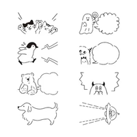 Midori - Self Inking Rotating Stamp - Speech Bubble