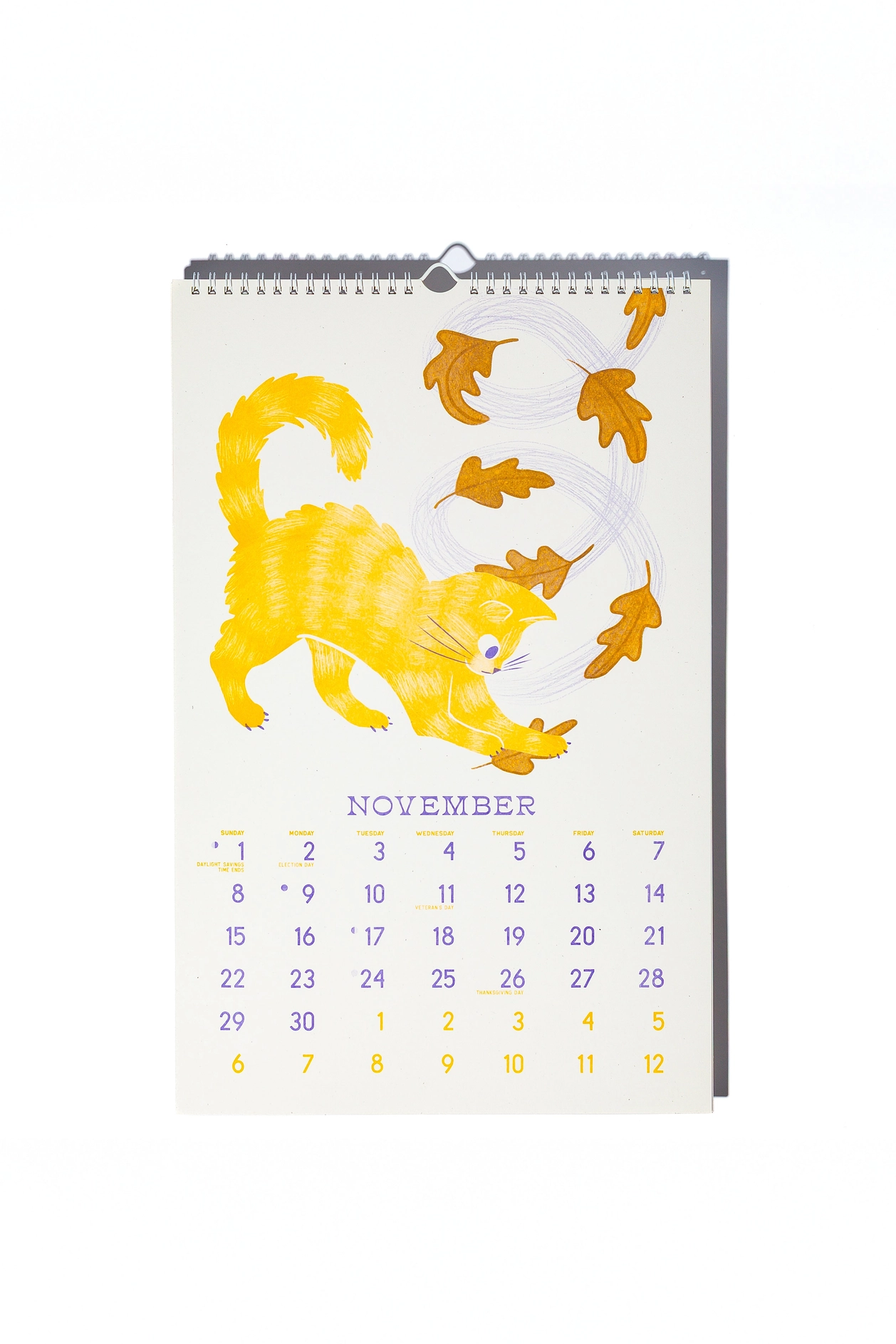 Bromstad Printing Co. Risograph Wall Calendar - Butterfly Days