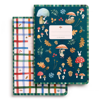 E. Frances Paper - Stitched Notebook - Through the Woods 2-pack