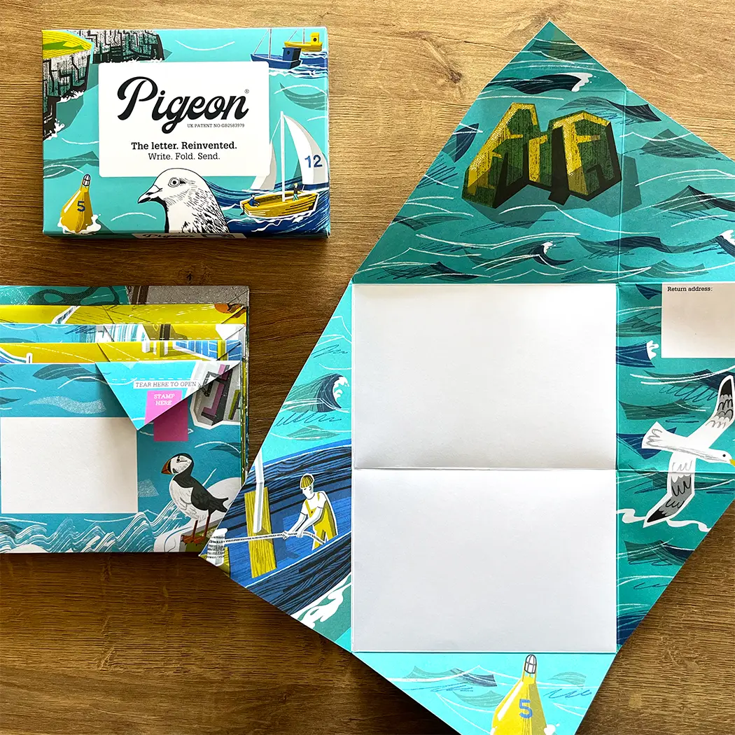 Pigeon Posted Letter Pack - Safe Harbour