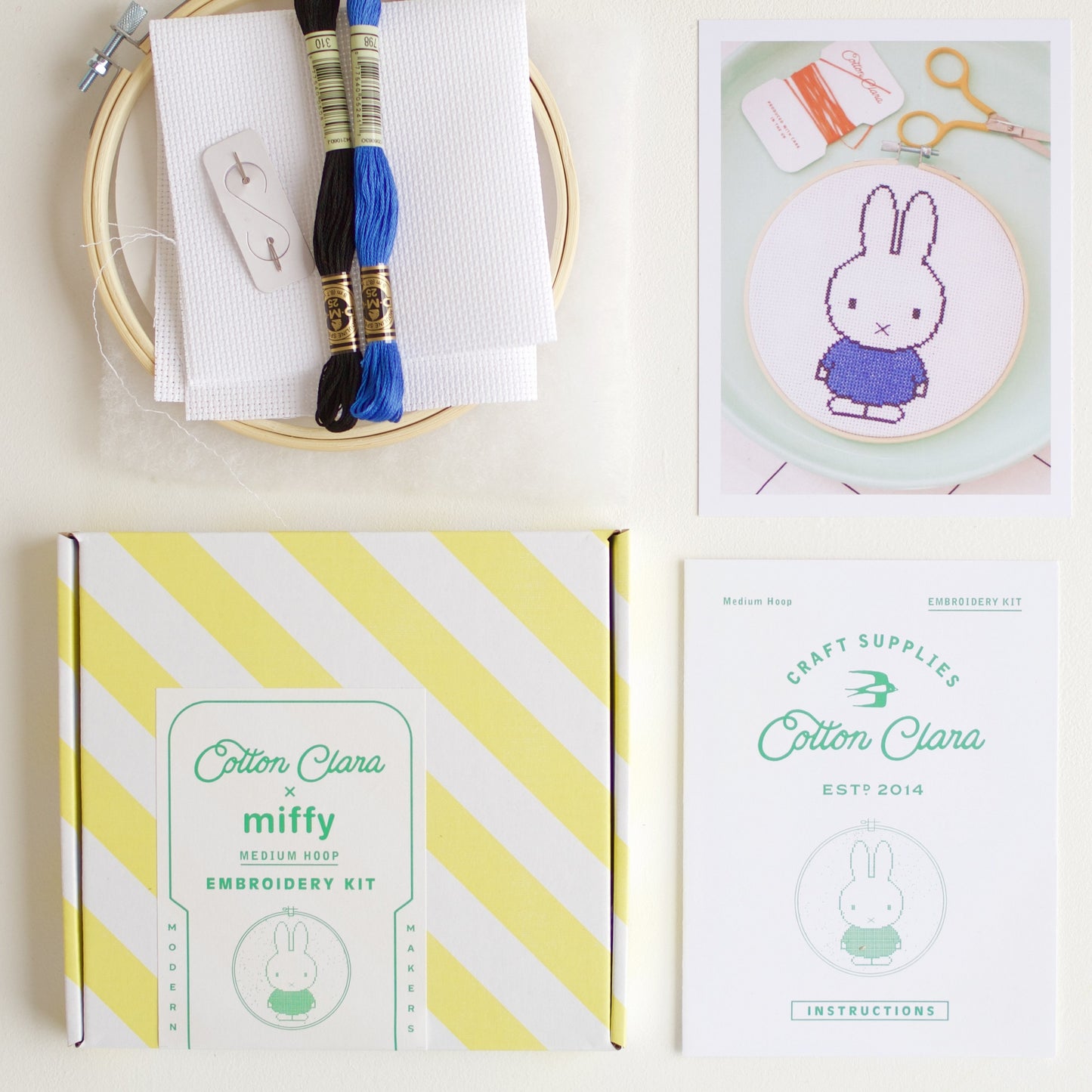 Cotton Clara Miffy Cross Stitch Kit