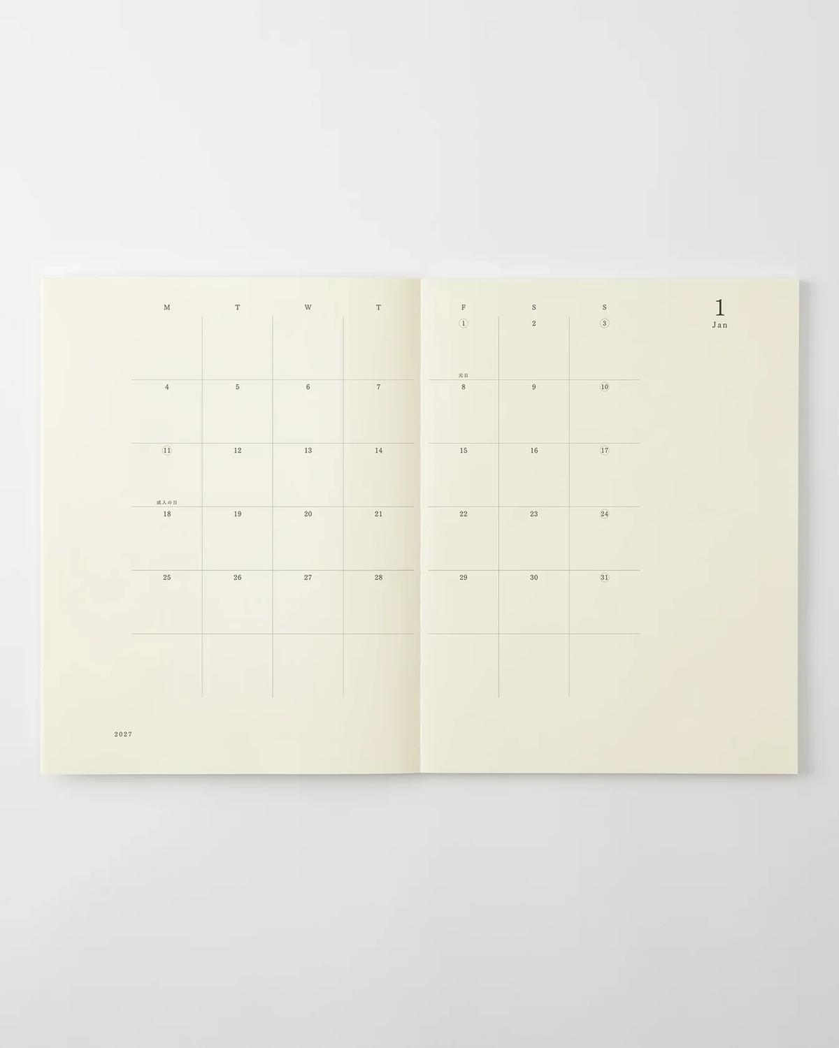 MD - 2027 A4 Diary - Thin