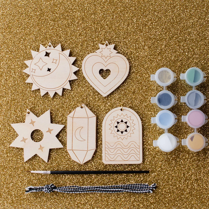 Jill Makes - Paint Your Own Celestial Ornaments Diy Kit