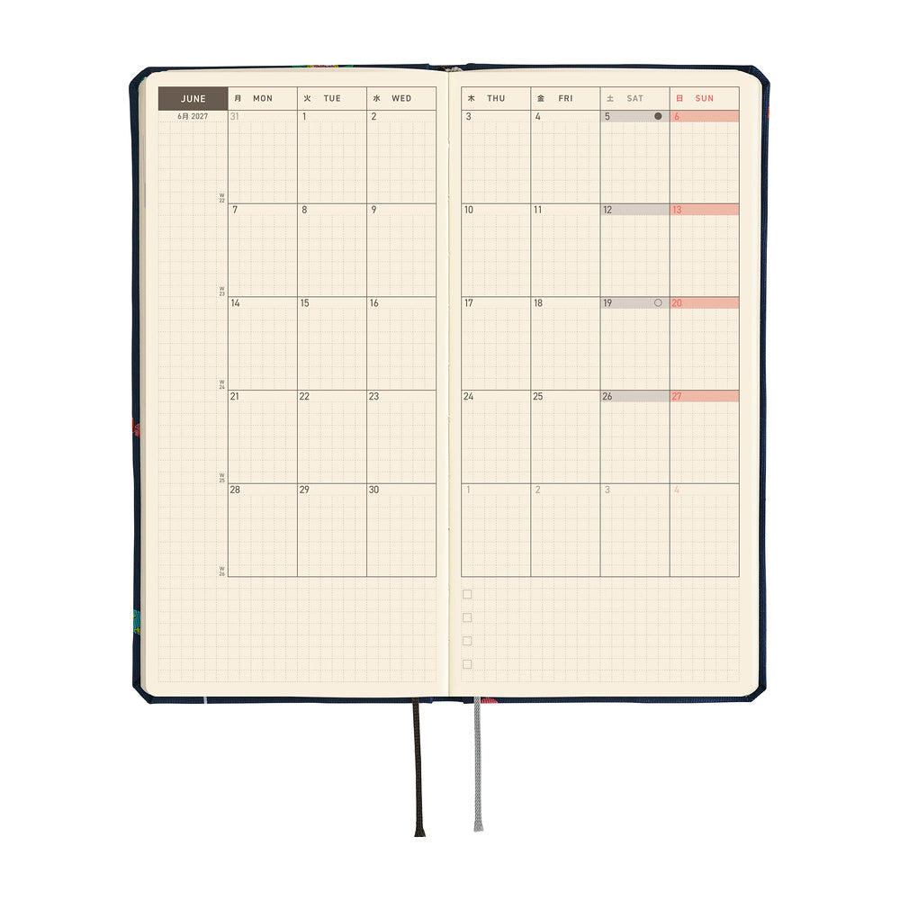 Hobonichi - Techo 2027 Weeks - Bow & Tie: Candy Dream