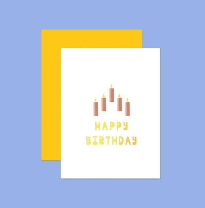 Happy Birthday Candles Card