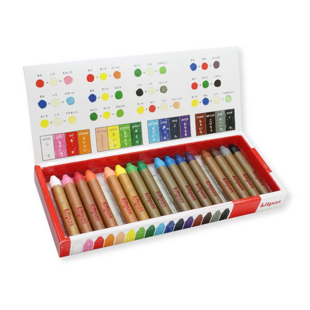 Kitpas - Rice Bran Wax Crayons