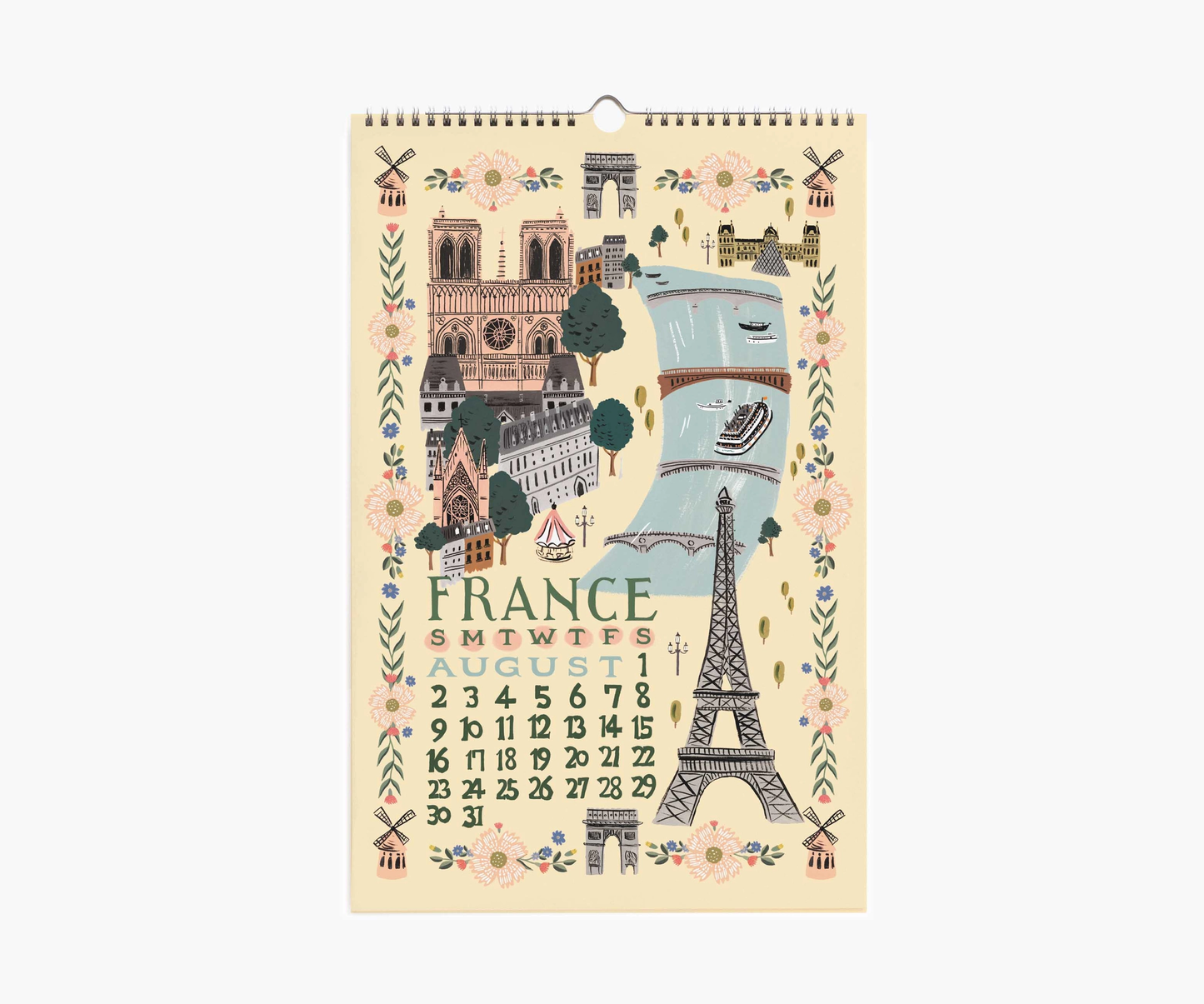 Rifle Paper Co. 2026 World Travel Wall Calendar
