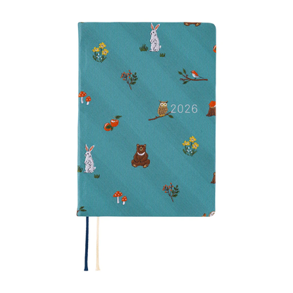 Hobonichi Techo HON 2026 - A6 Bow & Tie: In the Forest