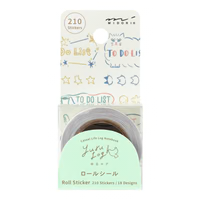 Midori - Yuru Log Sticker Roll - List