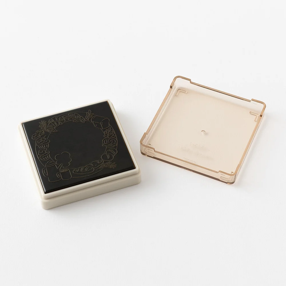 Midori - Paintable Pre-Inked Stamp - Bread (Brown)