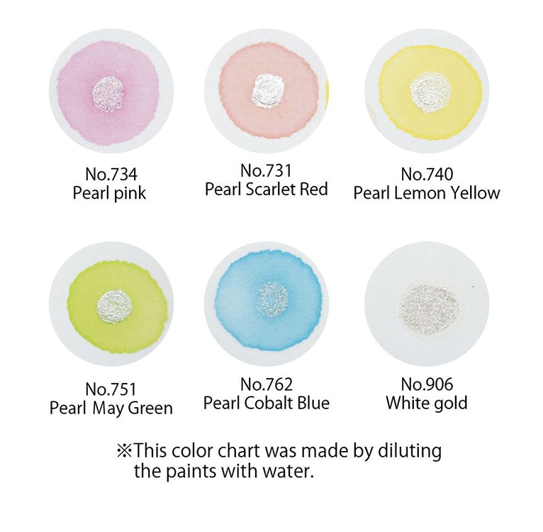 Kuretake Zig Gansai Tambi Set of 6 Watecolors