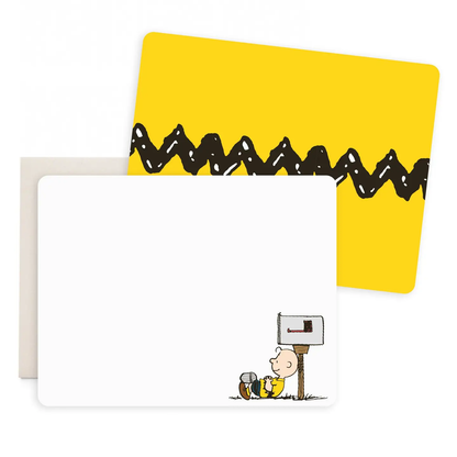 E. Frances Paper x Peanuts® - Flat Notes - Charlie Brown Mailbox