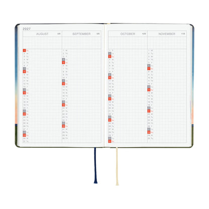 Hobonichi - Techo HON 2027 - A6 Hiroko Kubota: String Telephone Unit the Moon is Full