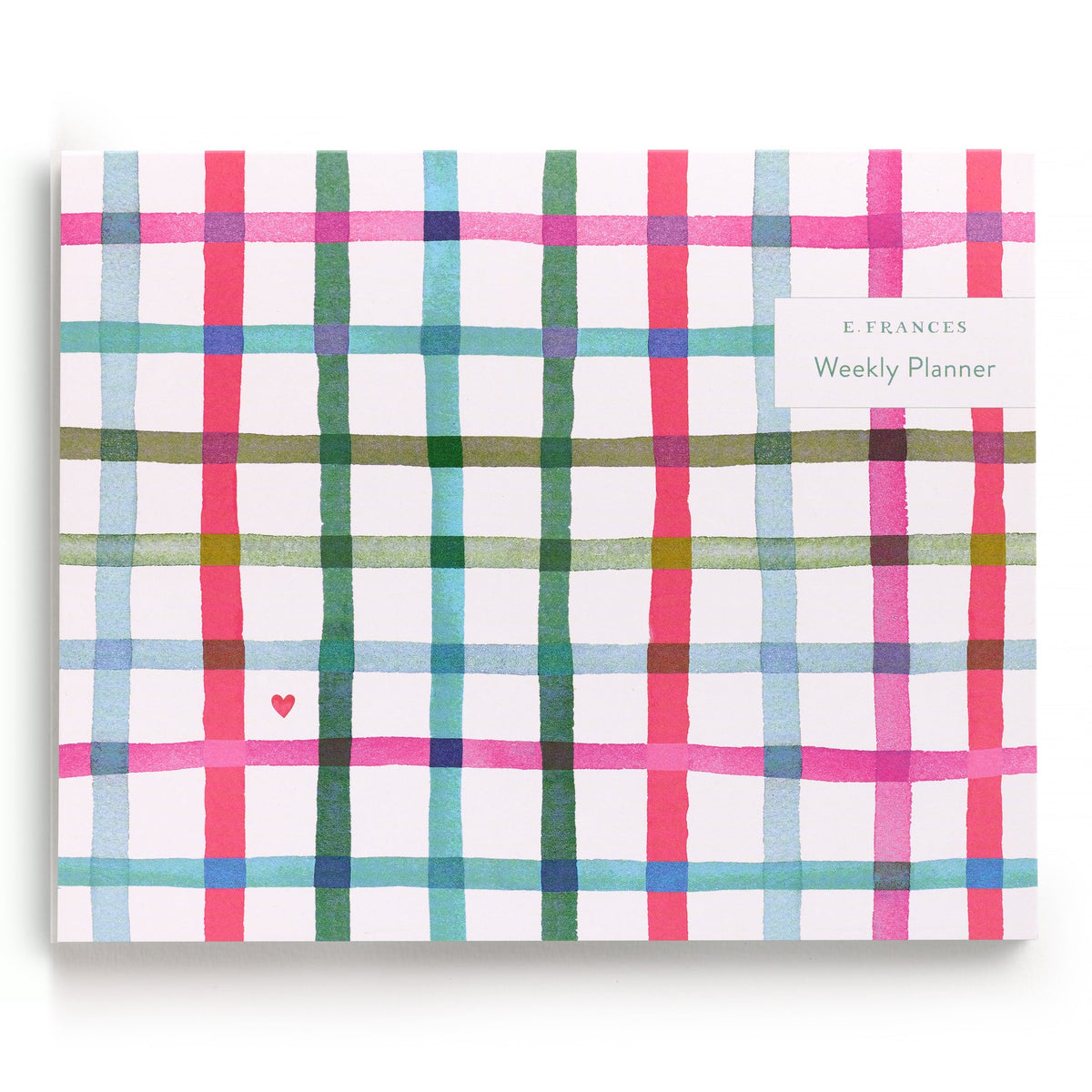 E. Frances Paper - Planner - Happy Plaid Covered Weekly