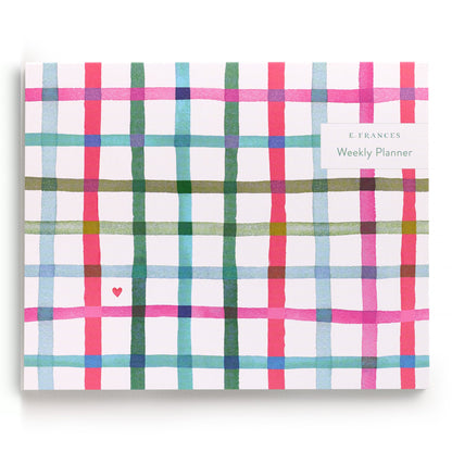 E. Frances Paper - Planner - Happy Plaid Covered Weekly