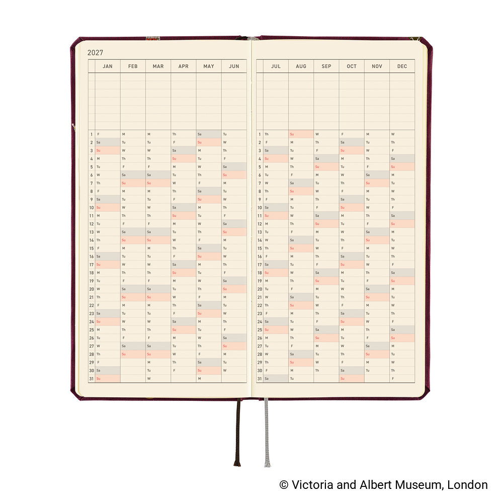 Hobonichi - Techo 2027 Weeks - V&A Series: Welcome to the V&A