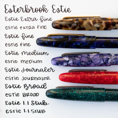 Esterbrook Pens - Estie Fountain Pen - Ebony Black