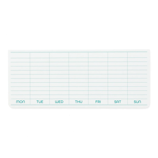 Penco Weekly Sticky Memo Pad