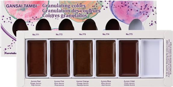 Kuretake Zig Gansai Tambi Set of 6 Watecolors