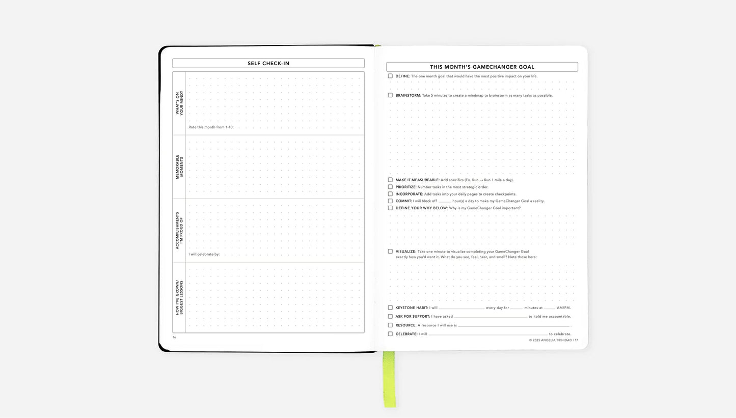 Passion Planner - Undated - Daily Planner - Blossom White