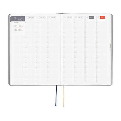 Hobonichi - Techo HON 2027 - A5 Slash (Navy)