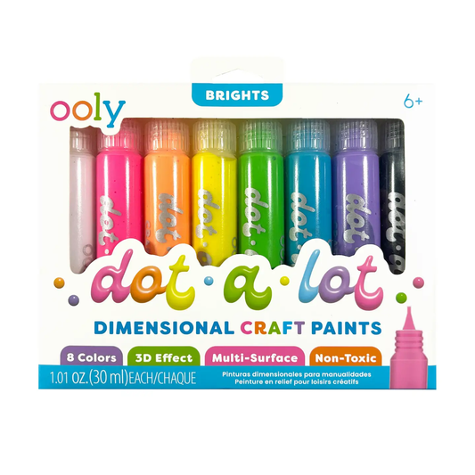Only Dot-A-Lot: Dimensional Craft Paint - Bright