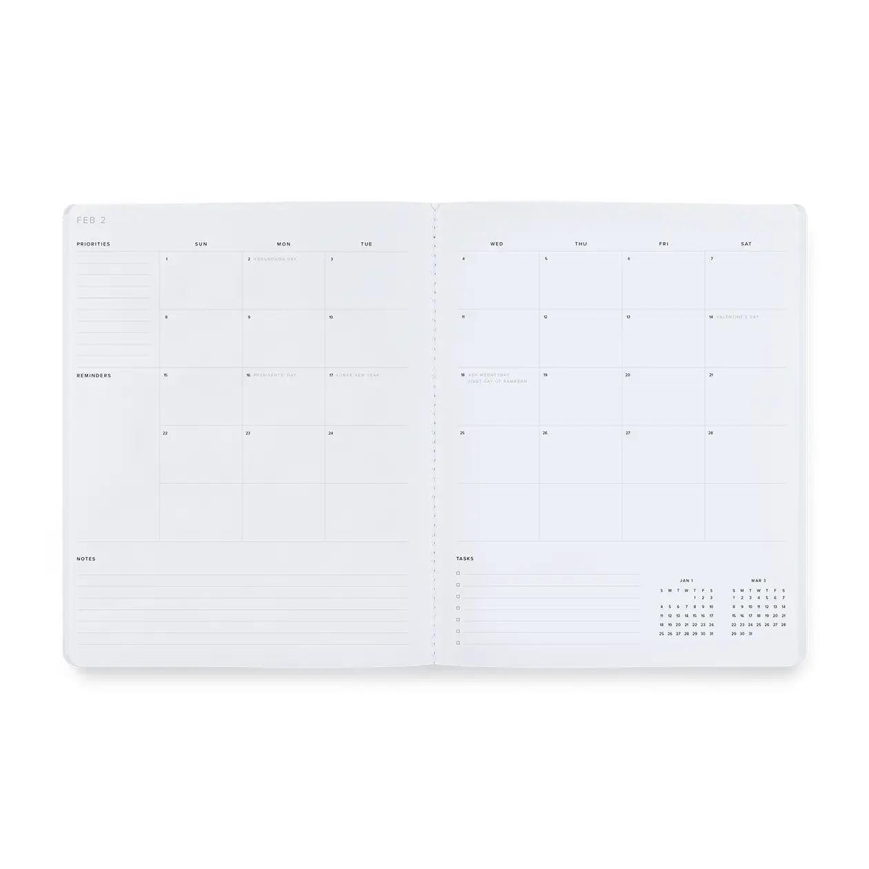 Appointed 2026 Monthly Planner
