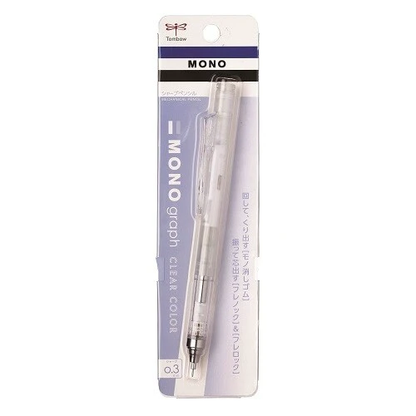Tombow MONO Graph Mechanical Pencil - 0.3mm Clear