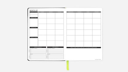 Passion Planner - Undated Weekly Planner - Elite Black