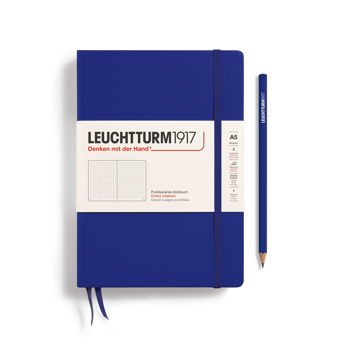 Leuchtturm1917 - A5 Medium Hardcover Dotted Notebook