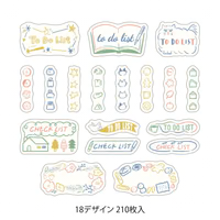 Midori - Yuru Log Sticker Roll - List