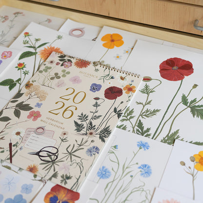 Botanica Paper Co. - 2026 Herbarium Wall Calendar