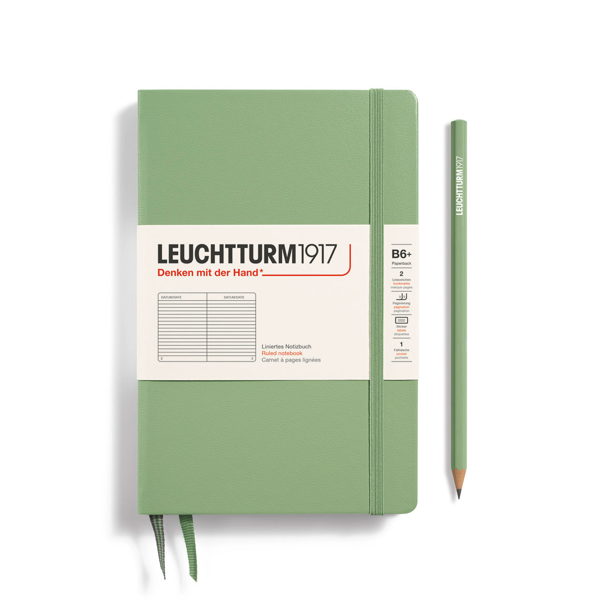 Leuchtturm1917 - B6+ Paperback Hardcover Ruled Notebook