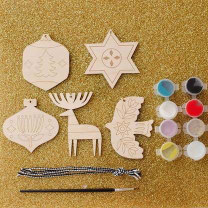 Jill Makes - Paint Your Own Yuletide Ornaments Diy Kit