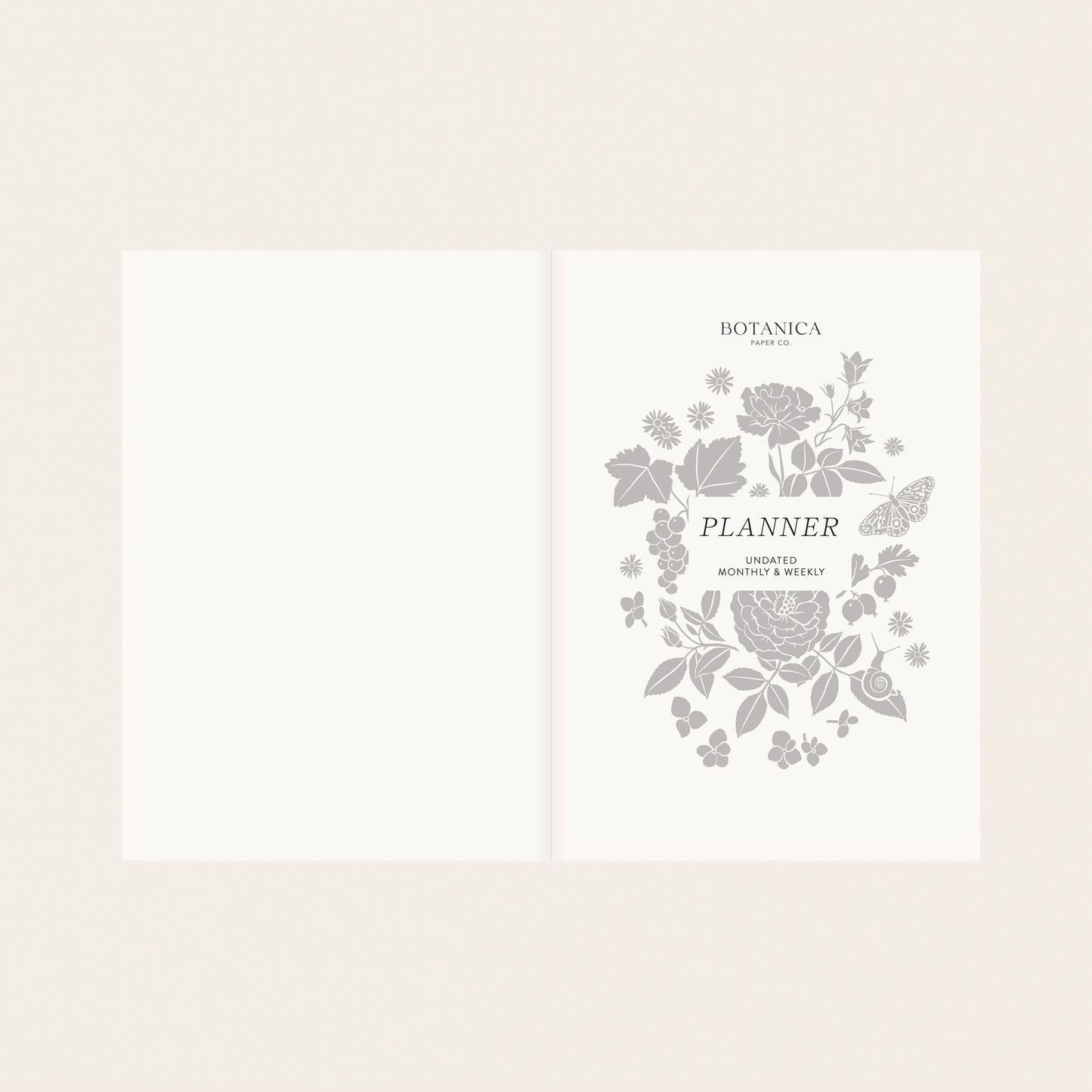 Botanica Paper Co. Reverie Linen-Bound Undated Planner