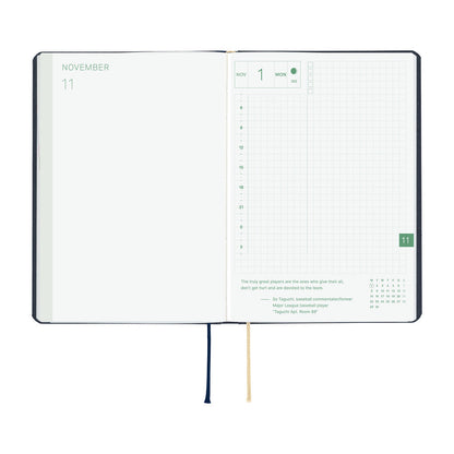 Hobonichi - Techo HON 2027 - A6 Slash (Navy)