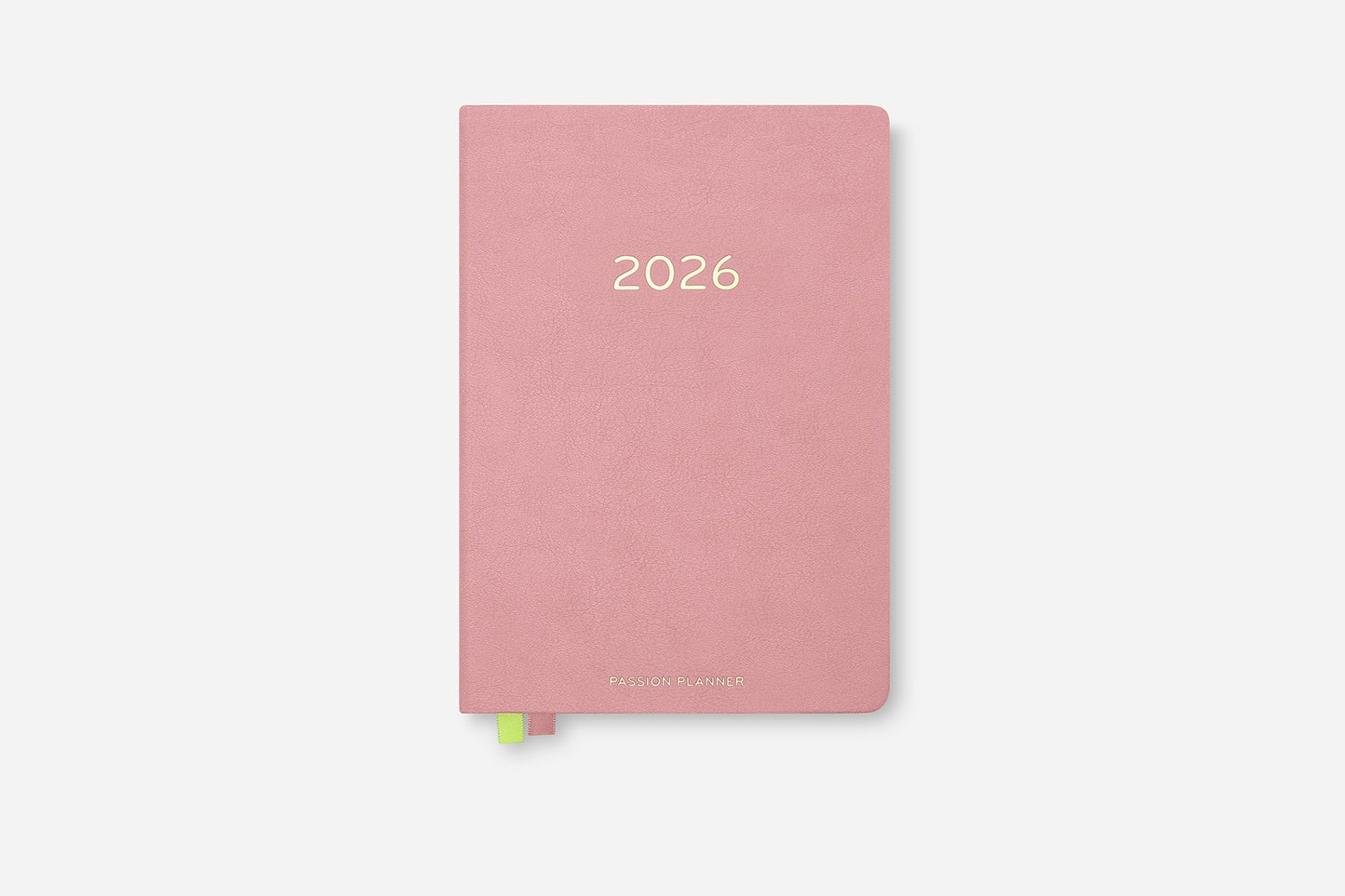 Passion Planner - 2026 Weekly Planner - Dusty Rose - Hardcover