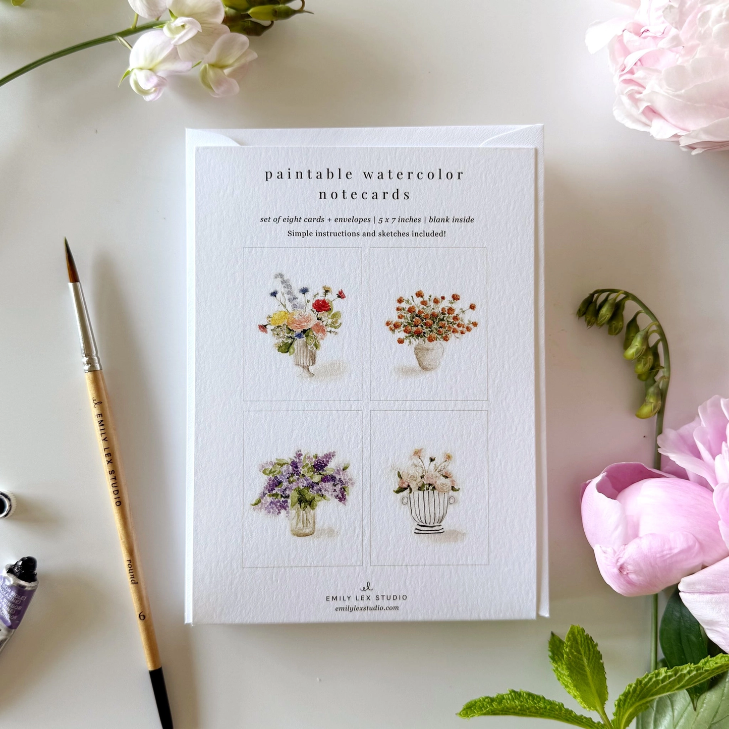 Emily Lex Studio - Paintable Notecards