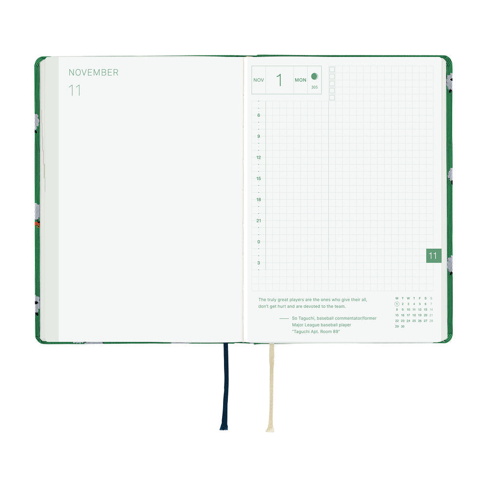 Hobonichi - Techo HON 2027 - A6 Bow & Tie: Sheep Sheep Sheep