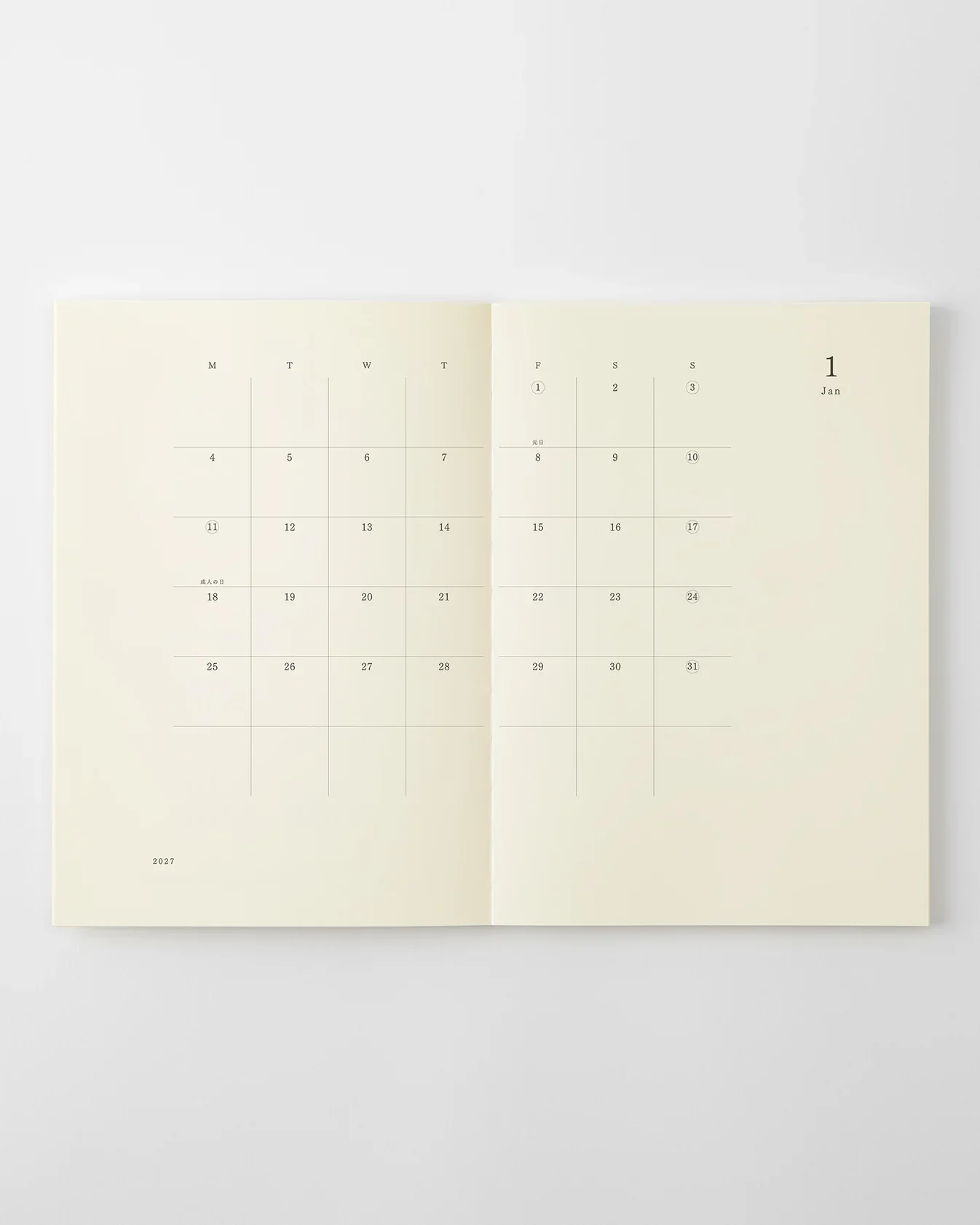 MD - 2027 A5 Diary - Thin