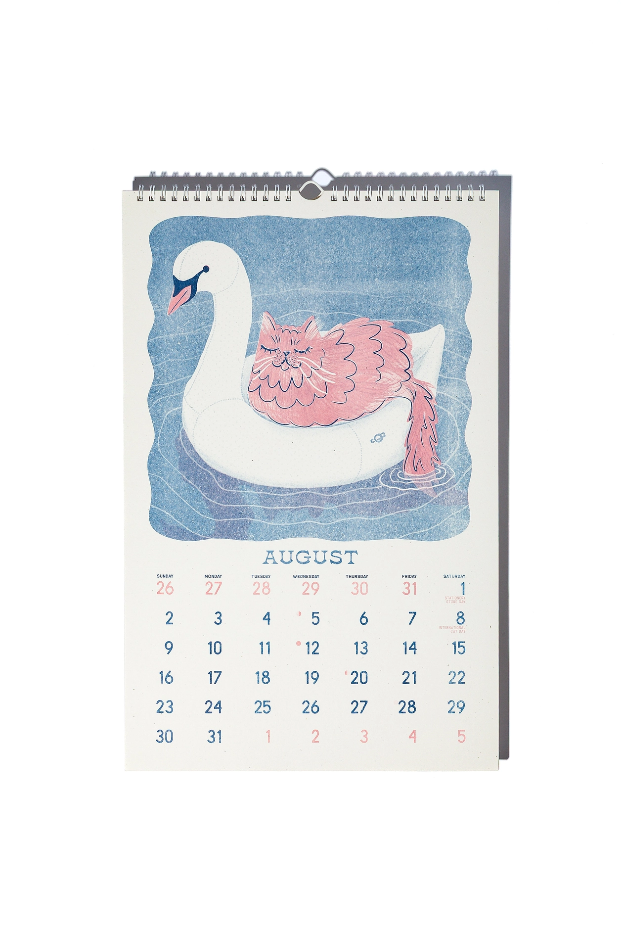 Bromstad Printing Co. Risograph Wall Calendar - Butterfly Days