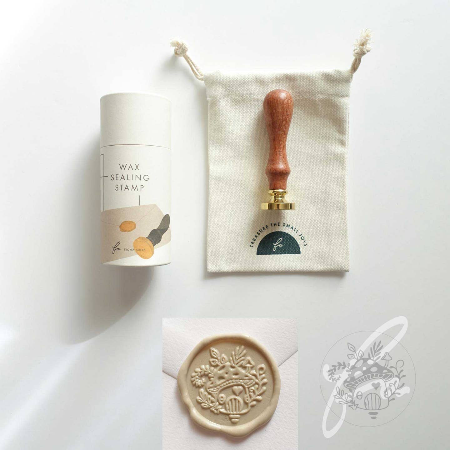 Fiona Ariva Wax Seal Stamp with Handle